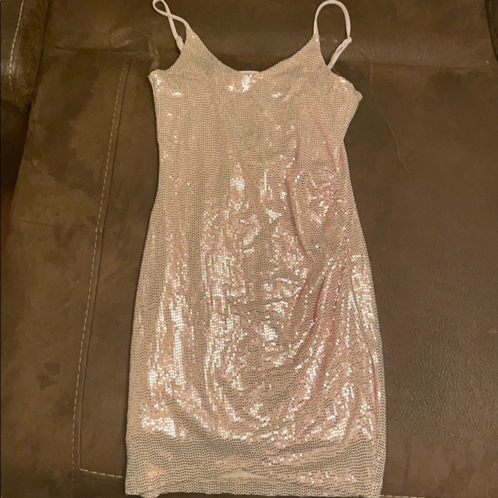 Pink Sequin Dress